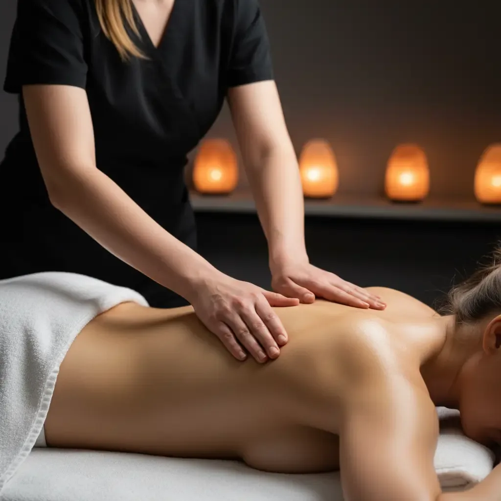Масаж с горещи камъни и арома терапия в студио Abi Beauty в София